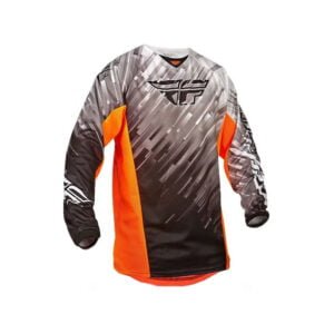 Camisa Fly Kinetic Glitch Preto Branco Laranja - XL