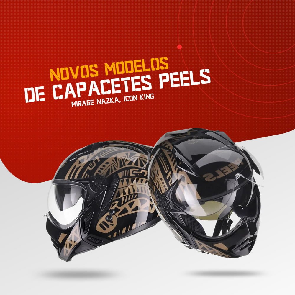 Novos modelos de Capacetes Peels
